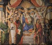 Son with six saints of Notre Dame, Sandro Botticelli